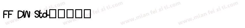 FF DIN Std字体转换